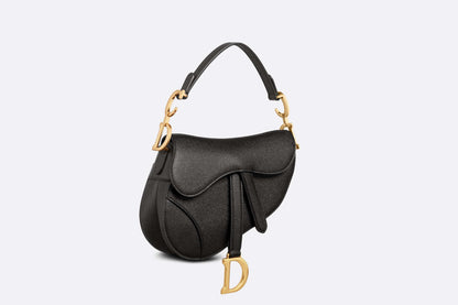 Dior  Mini Saddle Bag with Strap black