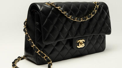 CHANEL Classic 11.12 Handbag   Lambskin & Gold-Tone MetAL