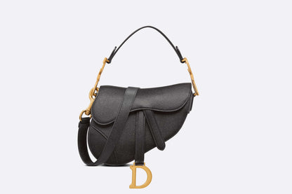 Dior  Mini Saddle Bag with Strap black