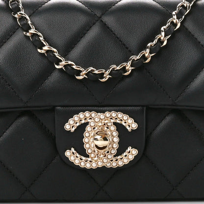 Chanel clutch with chain bag large