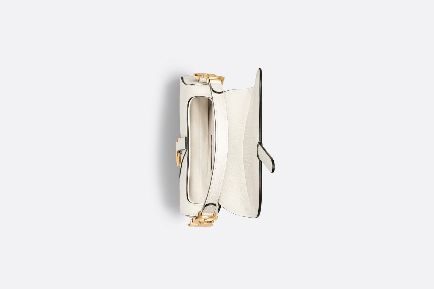 Dior  Mini Saddle Bag with Strap white