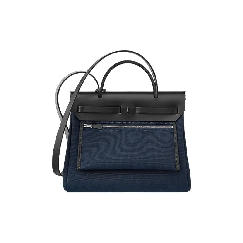 Hermes Herbag 31 navy blue