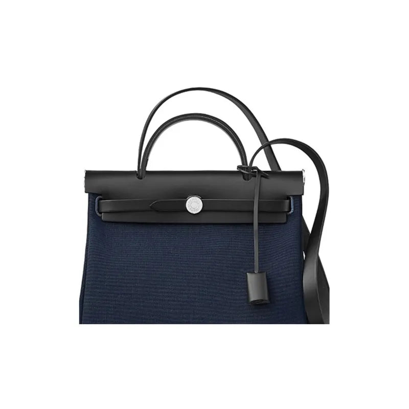 Hermes Herbag 31 navy blue