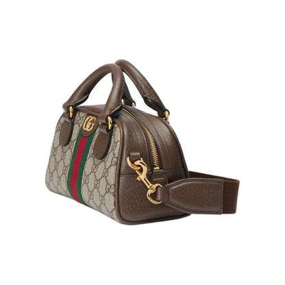 GUCCI Ophidia Canvas With Leather Bowling Bag super mini