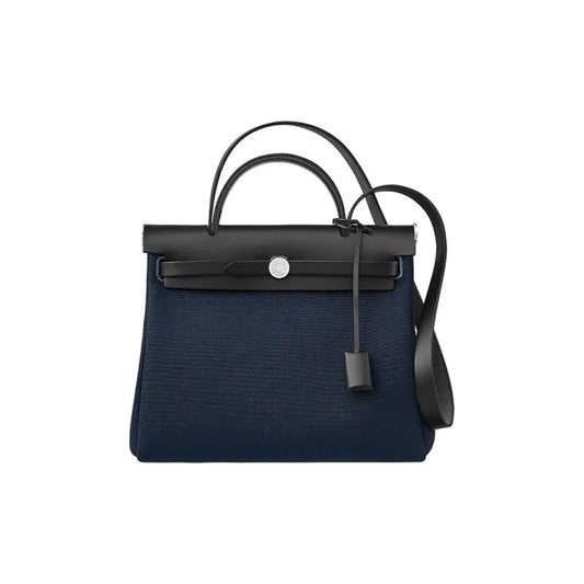 Hermes Herbag 31 navy blue